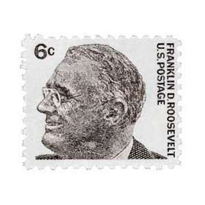 1284   1966 6c Franklin D. Roosevelt Postage Stamp Numbered Plate 