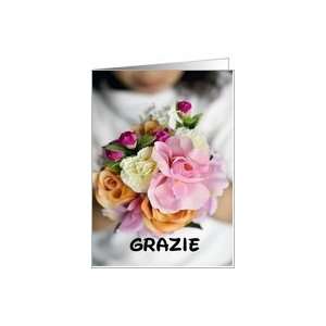  Grazie means Thank You in Italian Card Health & Personal 