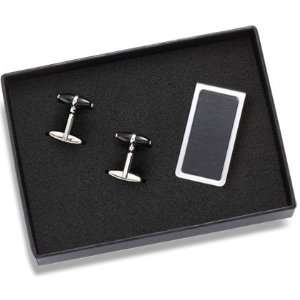  Personalized Money Clip with Matching Cufflinks Office 
