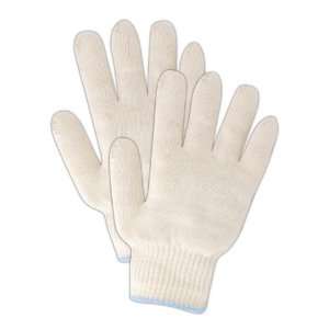 Magid KnitMaster 80KWS Cotton Glove, Knit Wrist Cuff, 7.75 Length 