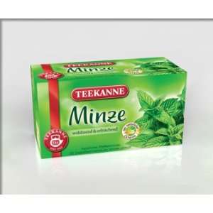 TEEKANNE Minze (mint) / 2x 20 tea bags / fresh + direct german import
