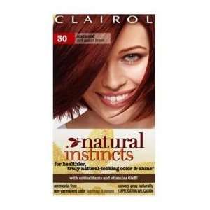  Clairol Natural Instincts #30 Rosewood (Dark Auburn Brown 