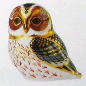  Royal Crown Derby Paperweights Collection Tawny Owl 3.75 