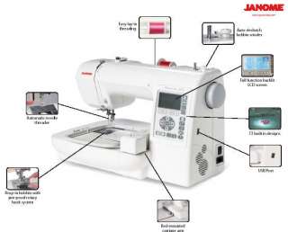 Janome 200E Embroidery Machine NEW 732212211966  
