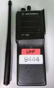 Motorola HT 1000 UHF 16 Channel 2 Way Portable Radio HT1000 