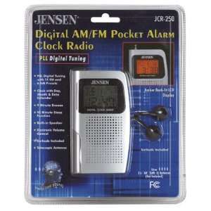  Jensen JCR 250 AM/FM Alarm Clock Radio with Digital Tuning 