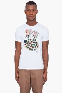 Marc Jacobs White Flower T shirt for men  SSENSE