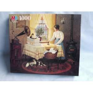 Charles Wysocki 1000 Piece Jigsaw Puzzle Titld, Getting Things Ironed 