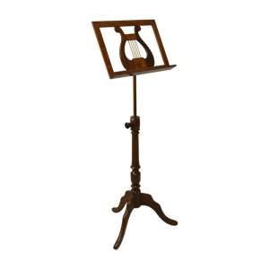 NEW BEAUTIFUL WOODEN MUSIC STAND ROSEWOOD Wood Scroll   BLEMISHED 