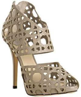 Christian Dior grey patent cutout cannage Miss Dior sandals 