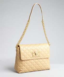 style #318907701 camel quilted leather Large Single shoulder bag