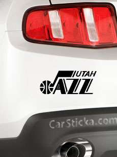 Utah Jazz old logo nba car wall vinyl sticker decal  