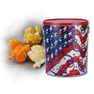 Gallon Kettle Corn Tin   Flags & Streamers  Grocery 