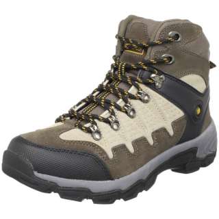 Nevados Mens Vendetta Mid Hiking Boot Dark Brown/Taupe/Yellow  