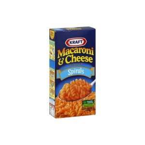  Kraft Macaroni & Cheese Dinner, Spirals 5.5 oz(packet of 2 