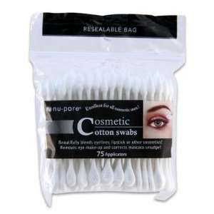 75ct Cosmestic Cotton Swabs Blends Eyeliner Lipsticks, Remove Eye Make 