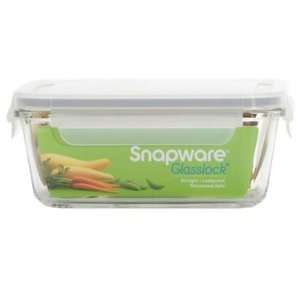  Glass Lock Food Storage by Snapware   3.2 Cup Rectangle 