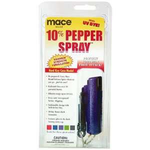  Mace® Pepper Spray Hard Case   Purple, Features Glow in 