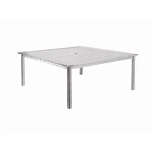  Homecrest Aluminum 64 Square Metal Patio Dining Table with 