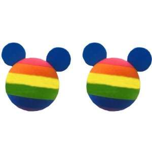  Rainbow Mickey Mouse Silhouette Car Truck SUV Antenna 