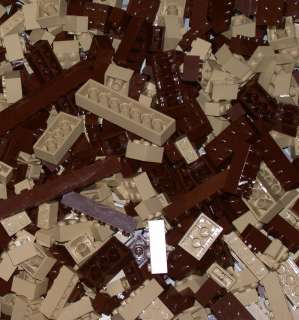 LEGO lot 100+ Brown   Tan Bricks, Blocks, Assorted Pieces Star Wars 