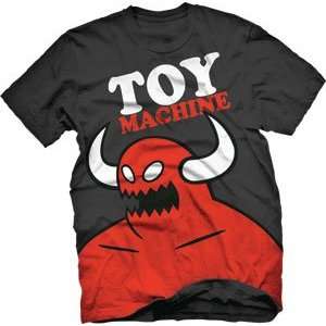  Toy Machine T Shirt Monster Pop [Large] Black/Red Sports 
