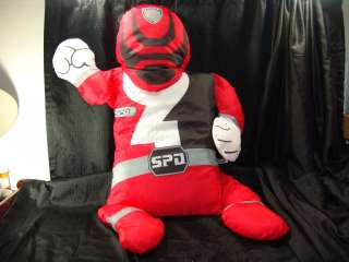 SPD Police Power Rangers Snugglers Pillow Case Plush NR  