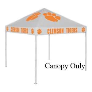  Clemson Tigers NCAA White Logo Canopy