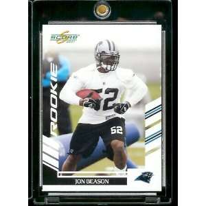 2007 Score # 324 Jon Beason   Carolina Panthers   NFL Football Rookie 