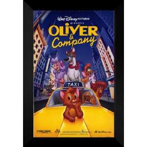  Oliver & Company 27x40 FRAMED Movie Poster   Style A