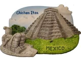 Magnet Fridge 3D Am03 MEXICO CHICHEN ITZA Souvenir New  