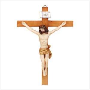 20 CRUCIFIX~JESUS Statue/Sculpture & Wooden CROSS  