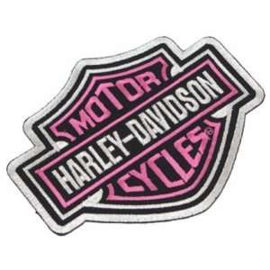  Bar & Shield Pink Patch Kids   Harley Davidson Automotive