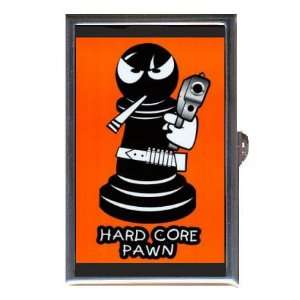  CHESS HARD CORE PAWN FUNNY Coin, Mint or Pill Box Made in 