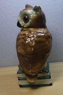 Vintage Porcelain Perfume Lamp Owl #B  