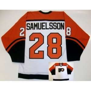 Kjell Samuelsson Philadelphia Flyers Vintage Ccm Jersey  