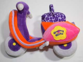 GROOVY GIRLS COLORFUL PLUSH MOTORCYCLE SCOOTER 10  