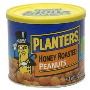  Planters Honey Roasted Peanuts, 12 oz, 2 ct (Quantity of 4 