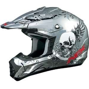  AFX Skull Adult FX 17 Dirt Bike Motorcycle Helmet w/ Free 