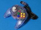 Nintendo 64 N64 HORI PAD MINI CONTROLLER Clear Purple