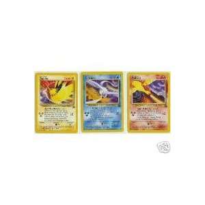  Pokemon Promo Single Card Set of All 3 Rare Legendary 