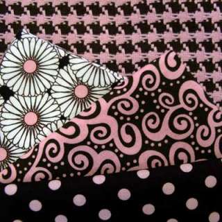   Miller~DUMB DOT~COCOA Brown Pink Fabric /Yd. Polka Dot Dots  