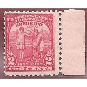 Postage Stamps US Arbor Day 1932 Sc 717 MNHVF