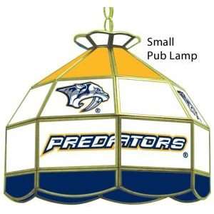  NASHVILLE PREDATORS NHL TIFFANY STYLE GLASS POKER LAMP 