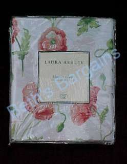 Laura Ashley Freshferd Poppy FRESHFORD Fabric Curtain Valance  