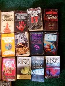 Lot of 25 STEPHEN KING pb novels books from Carrie to The Cell  