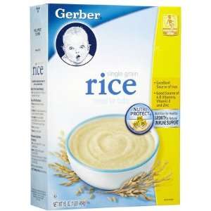  Gerber Rice Cereal with Zinc (Quantity of 5) Health 
