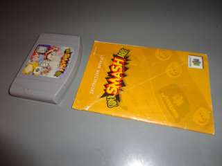 Super Smash Bros. Brothers Complete Nintendo 64 N64 Game Very Good 
