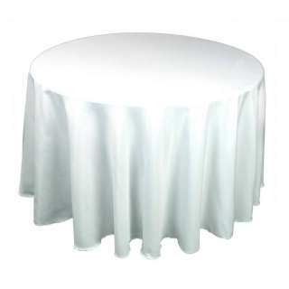 10 Pack of 90 Round Polyester Tablecloth   25 Colors  