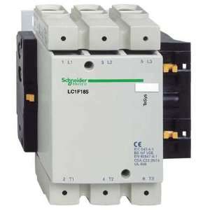 SCHNEIDER ELECTRIC LC1F185G6 IEC Contactor,120VAC,185A,Open,3P  